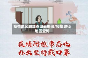 疫情地区路线查询表格图/疫情途径地区查询