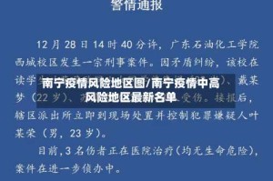 南宁疫情风险地区图/南宁疫情中高风险地区最新名单