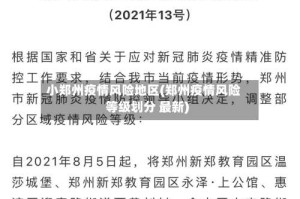 小郑州疫情风险地区(郑州疫情风险等级划分 最新)