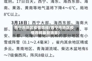 西宁市地区疫情咋样(西宁市地区疫情咋样最新消息)