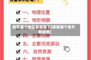 陕西哪个地区有疫情了(陕西哪个地方有疫情)