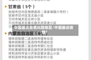 中国最近疫情风险地区/中国最近疫情?