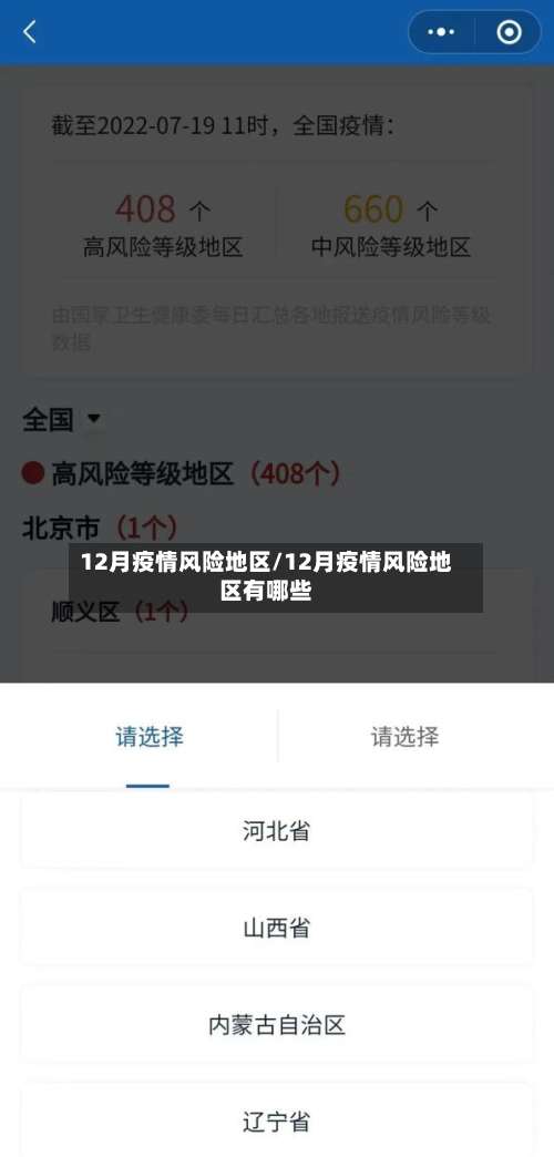 12月疫情风险地区/12月疫情风险地区有哪些-第3张图片