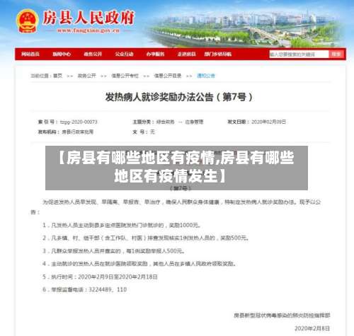 【房县有哪些地区有疫情,房县有哪些地区有疫情发生】-第1张图片