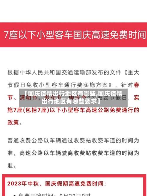 【国庆疫情出行地区有哪些,国庆疫情出行地区有哪些要求】-第2张图片