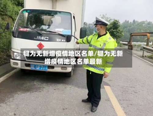 犍为无新增疫情地区名单/犍为无新增疫情地区名单最新-第3张图片