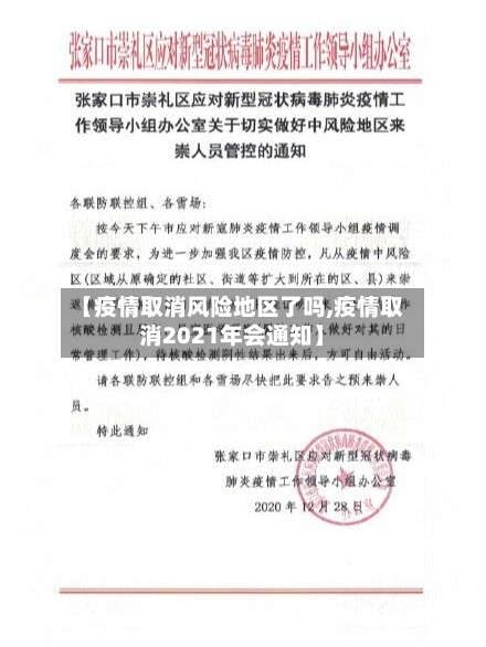 【疫情取消风险地区了吗,疫情取消2021年会通知】-第2张图片