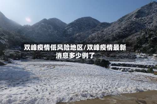 双峰疫情低风险地区/双峰疫情最新消息多少例了-第3张图片