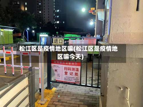 松江区是疫情地区嘛(松江区是疫情地区嘛今天)-第2张图片