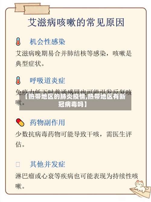【热带地区的肺炎疫情,热带地区有新冠病毒吗】-第1张图片