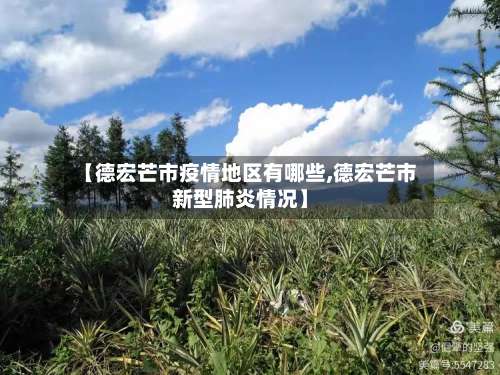 【德宏芒市疫情地区有哪些,德宏芒市新型肺炎情况】-第1张图片